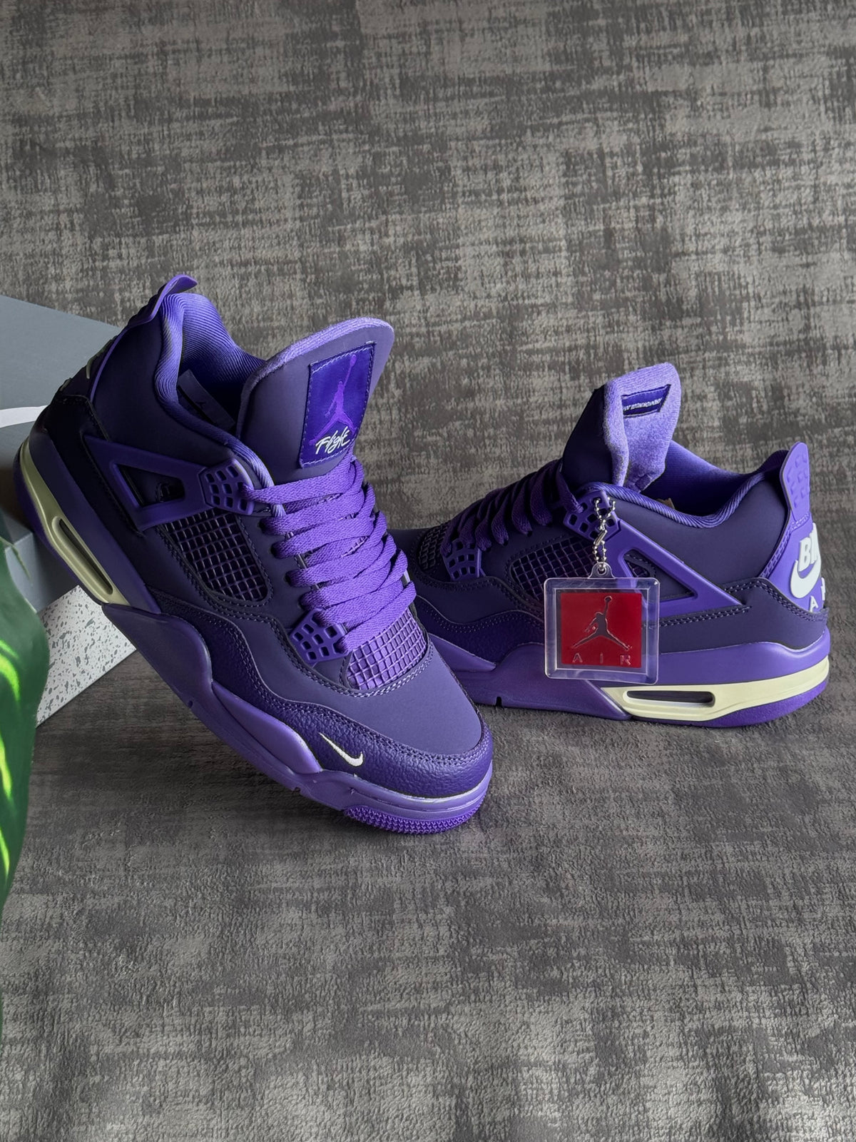 Air Jordan 4 Brick By Brick “Purple Rain”