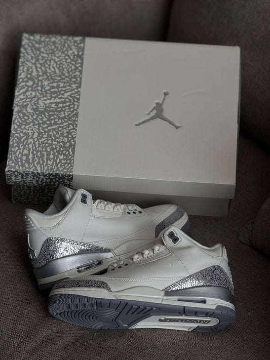 Air Jordan 3 “Sail Metallic Silver” (G5)